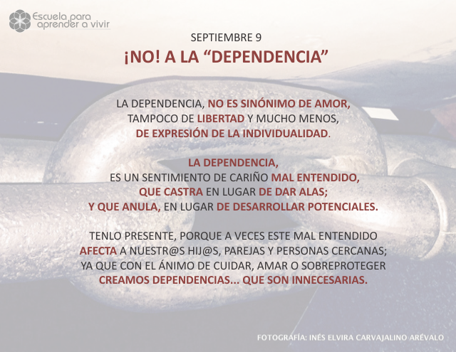 ¡No! a la dependencia